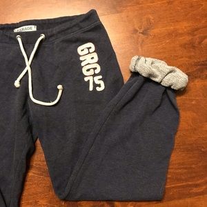 3/$25 Navy blue garage sweat pants